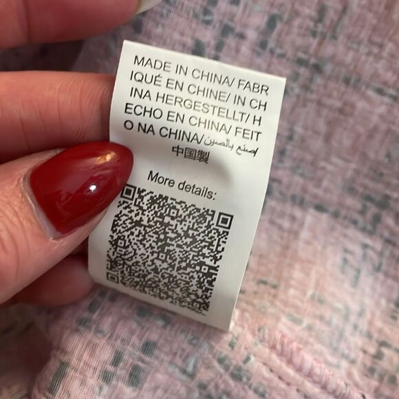 SHEIN Chic Pink cropped Tweed Women's Jacket | size L - Picture 9 of 9